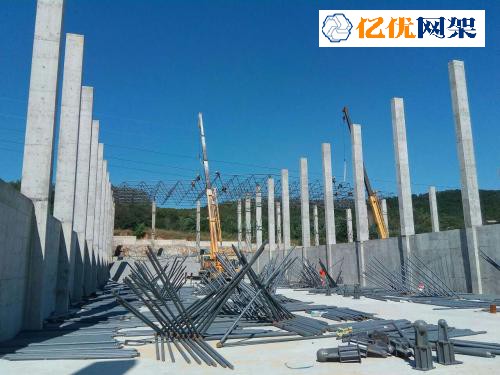 海南料棚网架设计